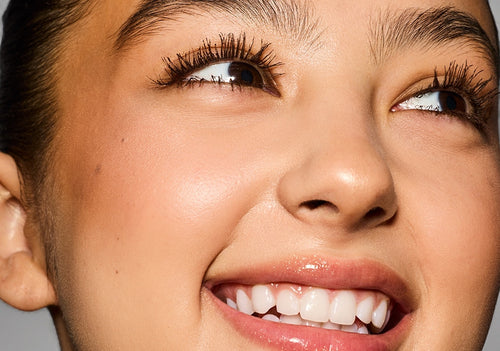 Model wearing Hella Thicc Mascara over Hella Extra Mascara Primer. Model wearing Hella Thicc Mascara over Hella Extra Mascara Primer.